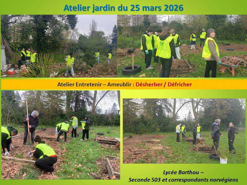 Retour en images de l'Atelier jardin du 25 mars 2026