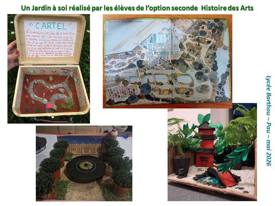 Déambulation à travers les jardins miniatures des élèves de seconde Histoire des arts Déambulation à travers les jardins miniatures des élèves de seconde Histoire des arts