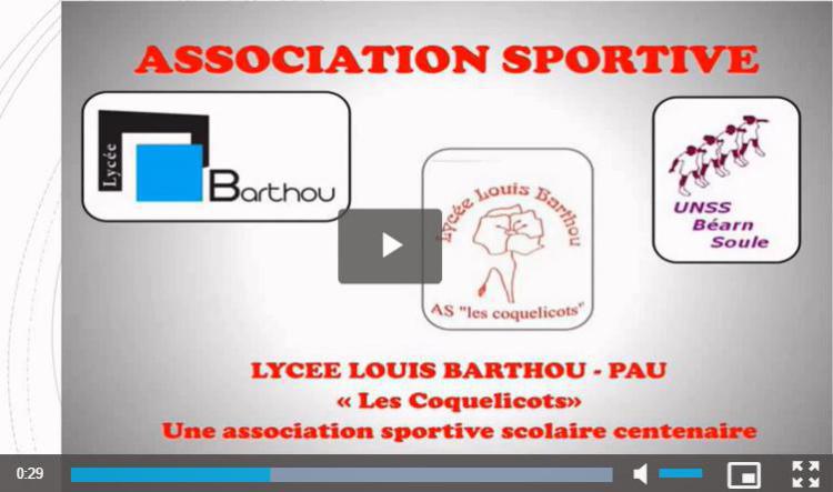 Le JT du Lycée Louis Barthou - L'association sportive "Les Coquelicots" 