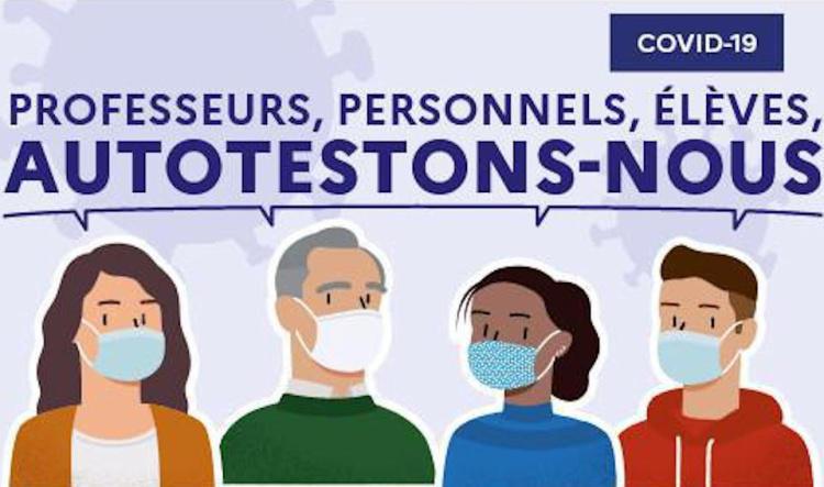 Campagne de dépistage du COVID - les autotests au lycée