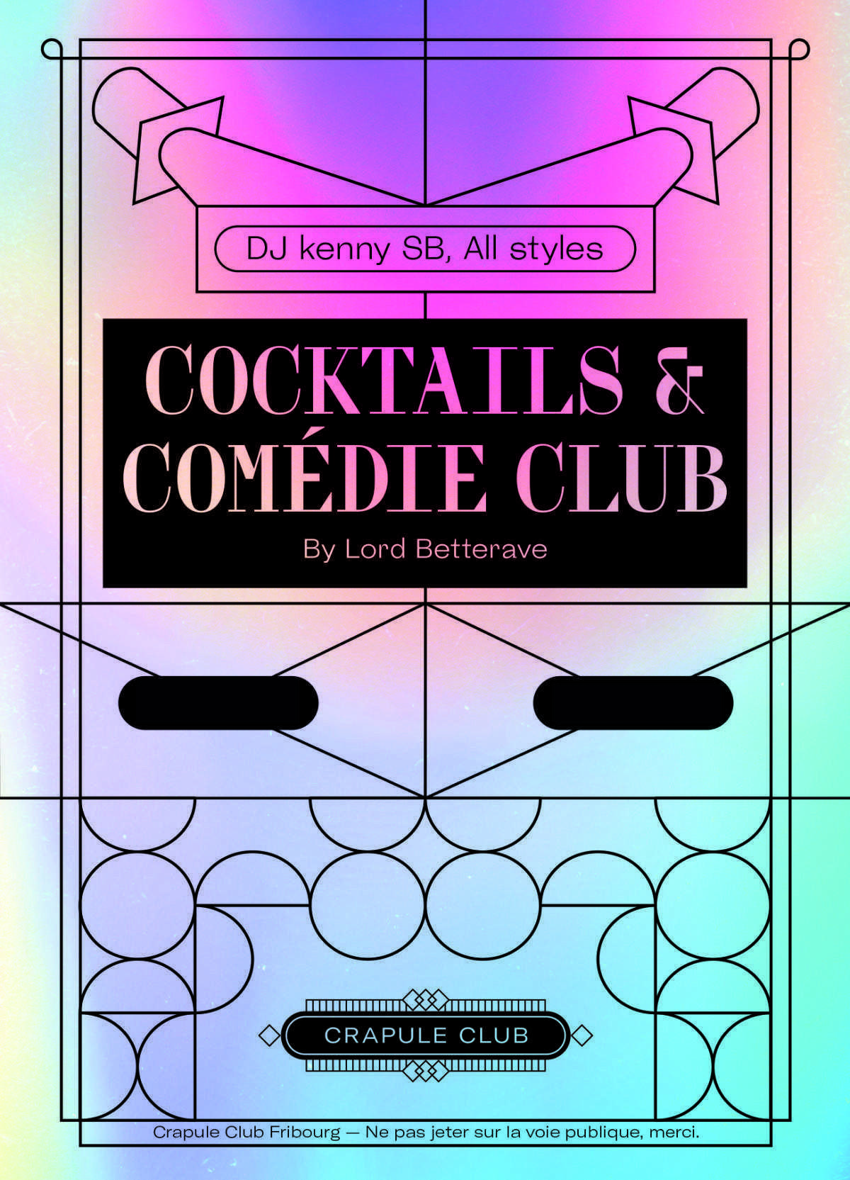 Cocktails & Comedy Club by Lord Betterave