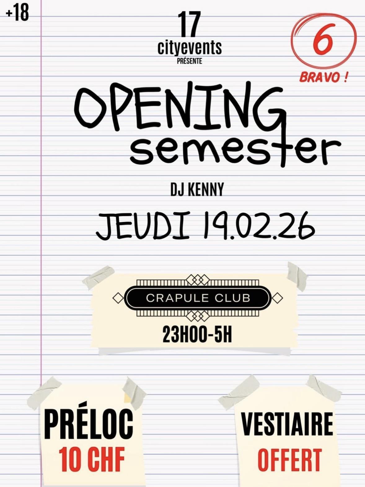 Opening Semester by 17Cityevents Opening Semester by 17Cityevents