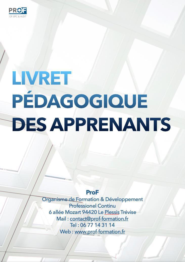 Livret pédagogique apprenant Livret pédagogique apprenant