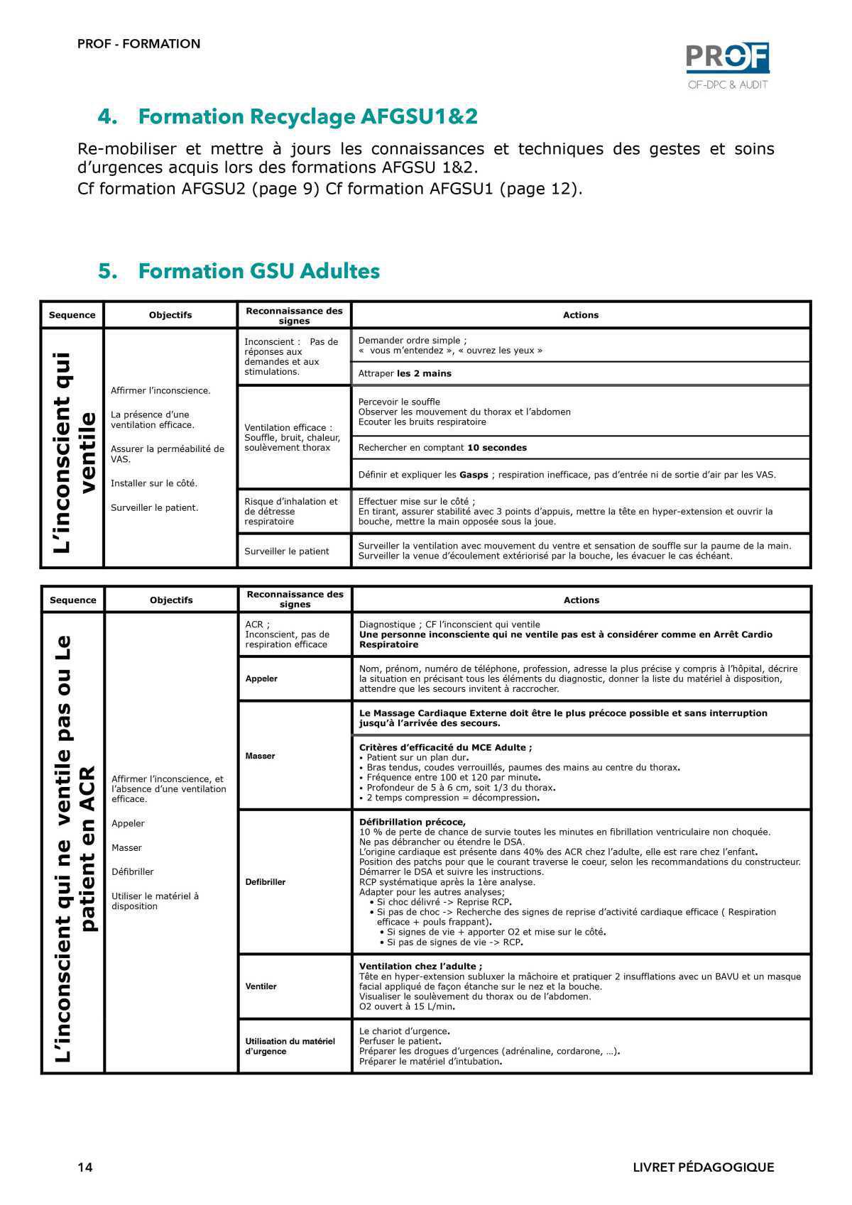 Livret pédagogique apprenant Livret pédagogique apprenant