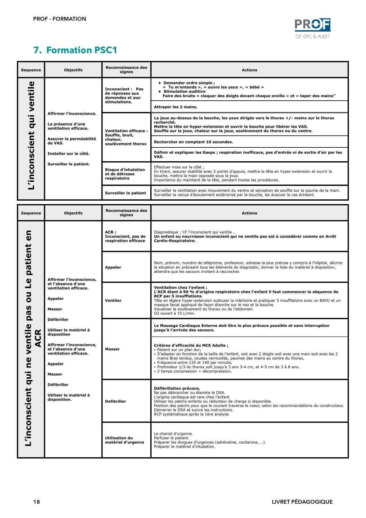 Livret pédagogique apprenant Livret pédagogique apprenant