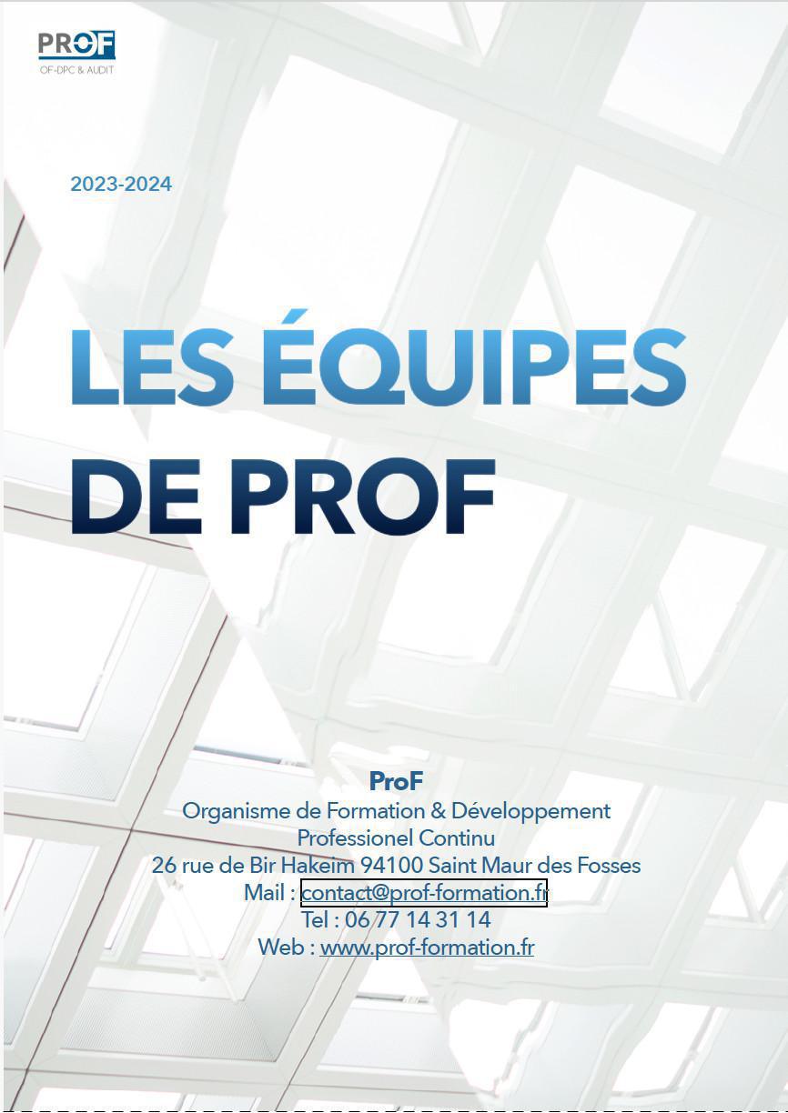 L'équipe de ProF L'équipe de ProF