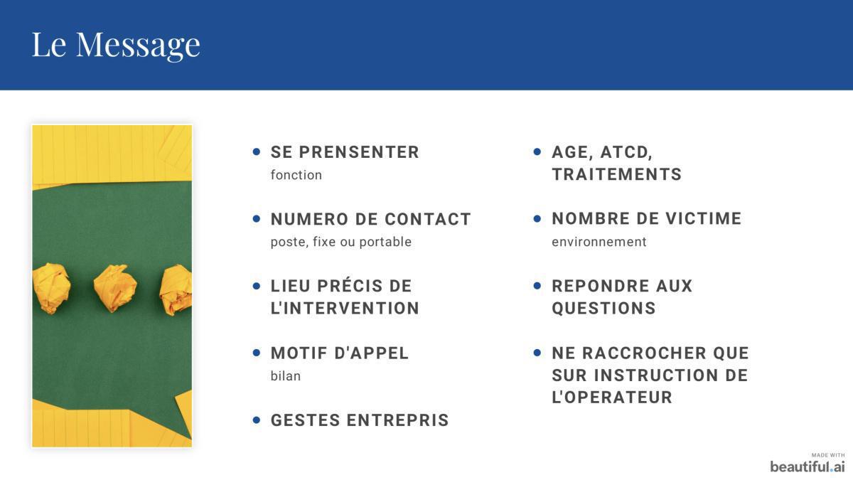 La procedure d’alerte