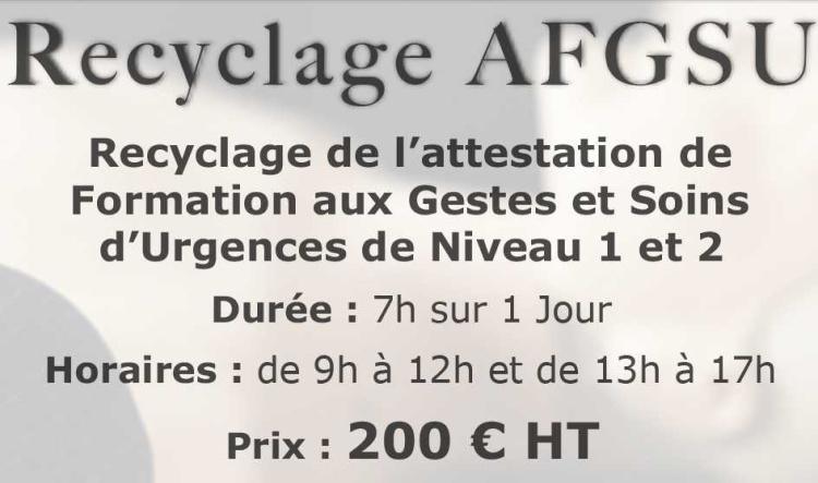 Recyclage AFGSU