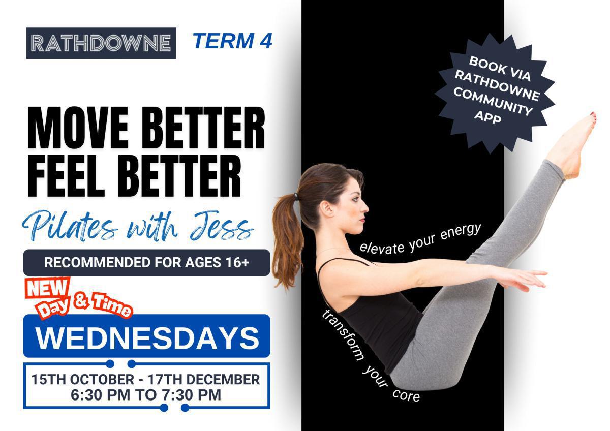 Term 4 Classes at Club Rathdowne