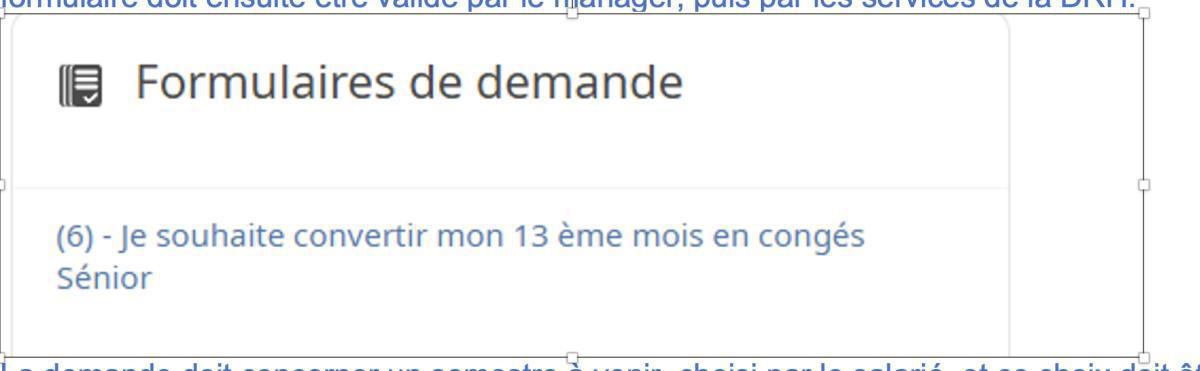 Réclamation RP : 13 eme mois accord sénior, dispositif AFC4
