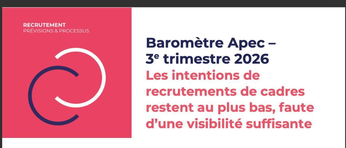 Baromètre Apec - 3e trimestre 2026 