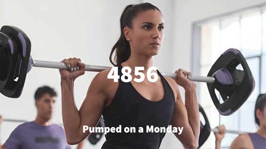Pumped On A Monday 🏋️♀️ Pumped On A Monday 🏋️♀️