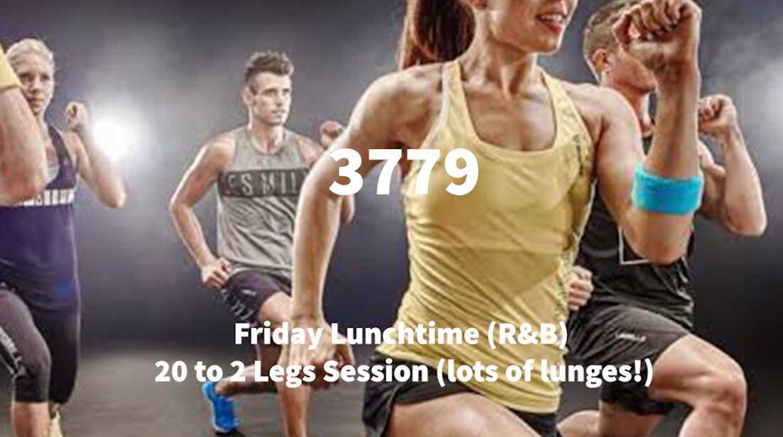 Friday Lunchtime (R&B 🎶) 20 To 2 Legs Session (Lots Of Lunges!) 🦵🔥🦵