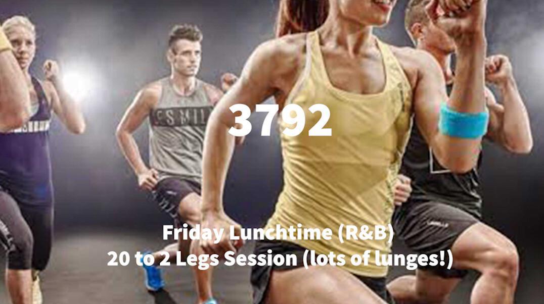 Friday Lunchtime (R&B 🎶) 20 To 2 Legs Session (Lots Of Lunges!) 🦵🔥