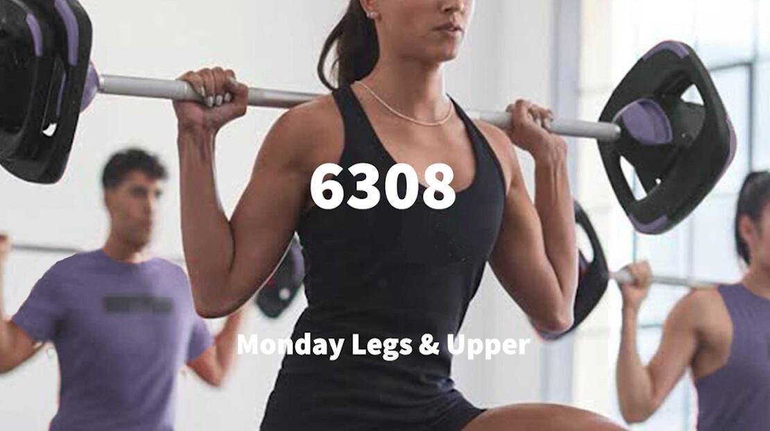 Monday Legs & Upper 🏋️♀️ Monday Legs & Upper 🏋️♀️