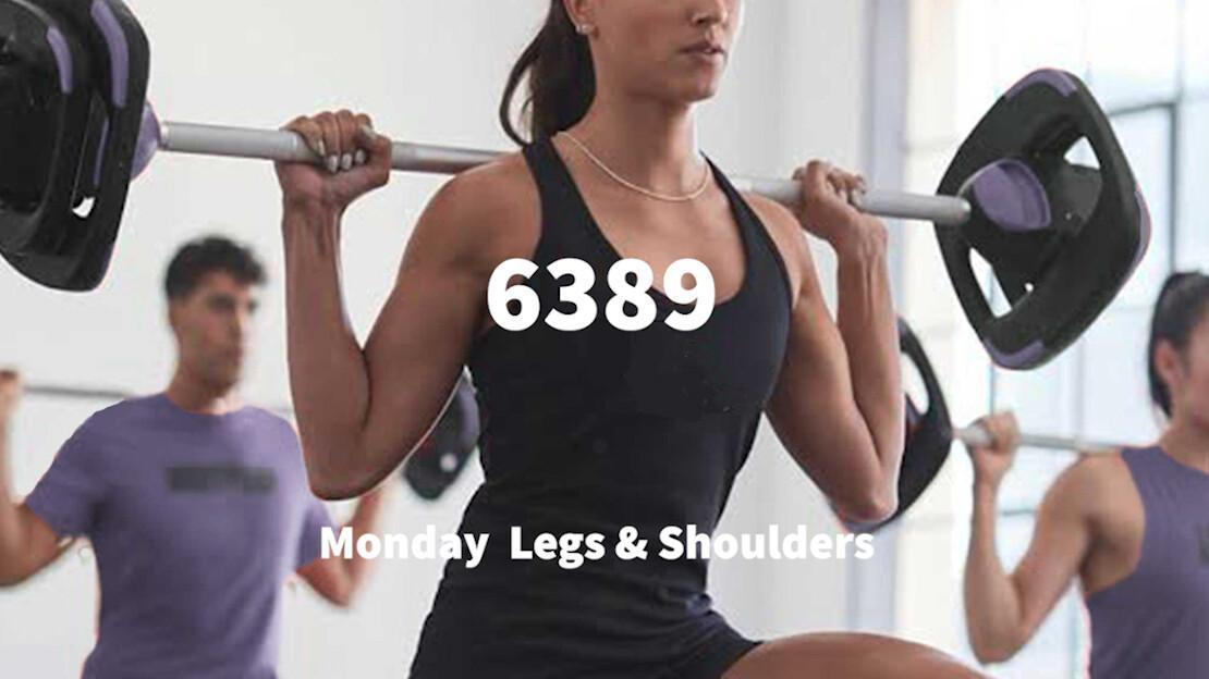 Monday Legs & Shoulders 🏋️♀️ Monday Legs & Shoulders 🏋️♀️