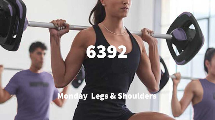 Monday Legs & Shoulders 🏋️♀️ Monday Legs & Shoulders 🏋️♀️