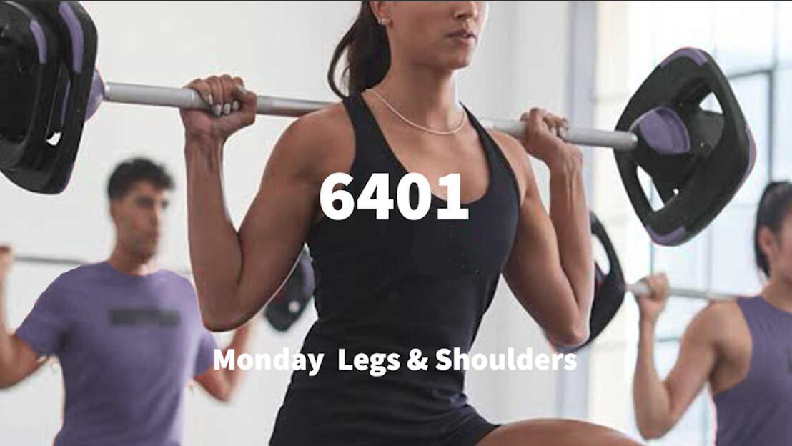 Monday Legs & Shoulders 🏋️♀️ Monday Legs & Shoulders 🏋️♀️