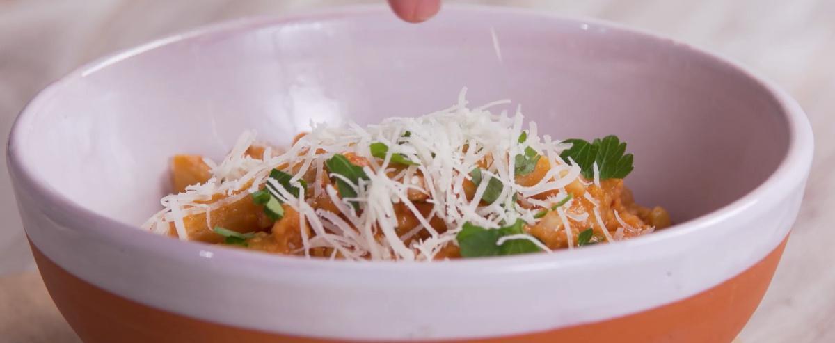 Chickpea & Tomato Pasta: Operation Transformation 