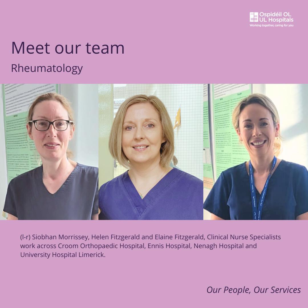 Our People Our Services - Rheumatology Team