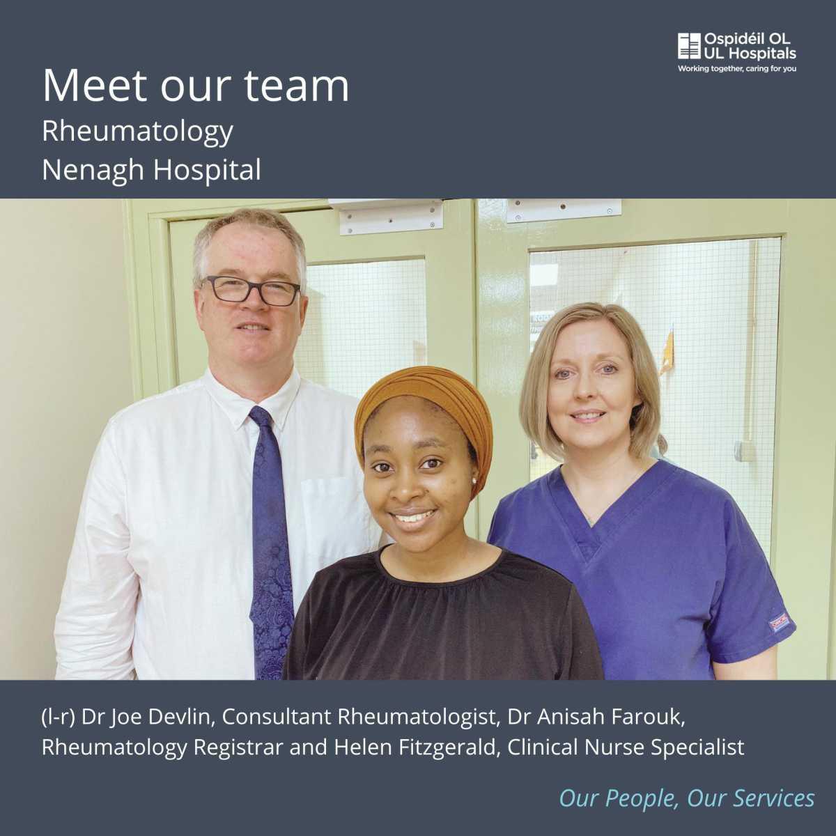 Our People Our Services - Rheumatology Team