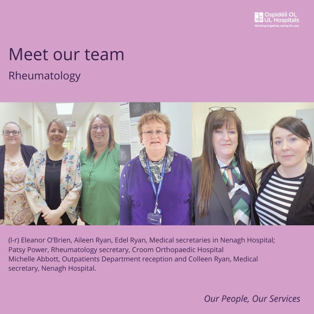 Our People Our Services - Rheumatology Team