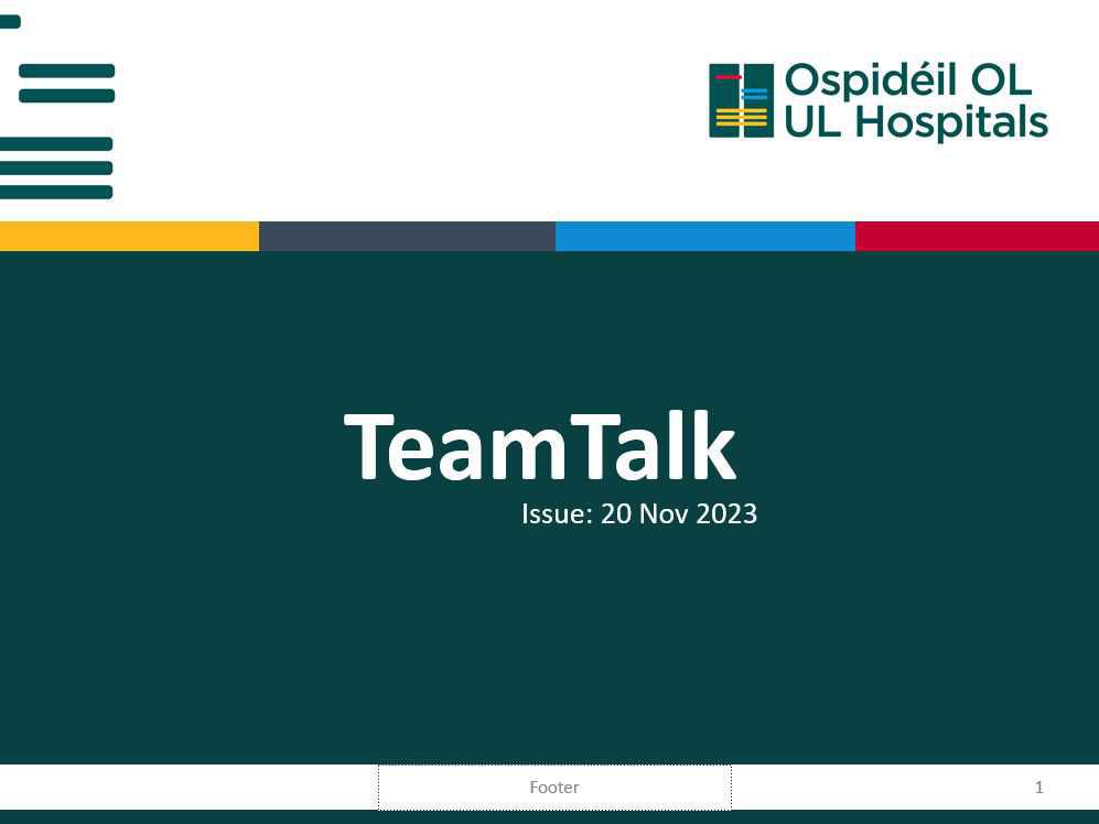 TeamTalk 20th November