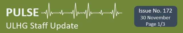 PULSE ULHG Staff Newsletter No. 172
