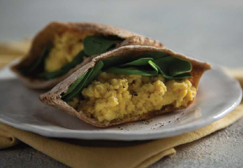 Scrambled Egg Stuffed Pitta - Operation Transformation 2024