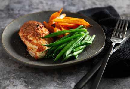 Creamy Paprika Chicken with Sweet Potato Wedges - Operation Transformation 2024