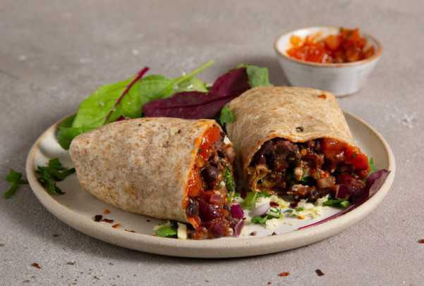Black Bean Burrito  Black Bean Burrito