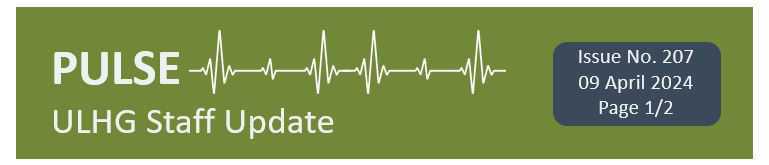 PULSE ULHG Staff Newsletter No.207