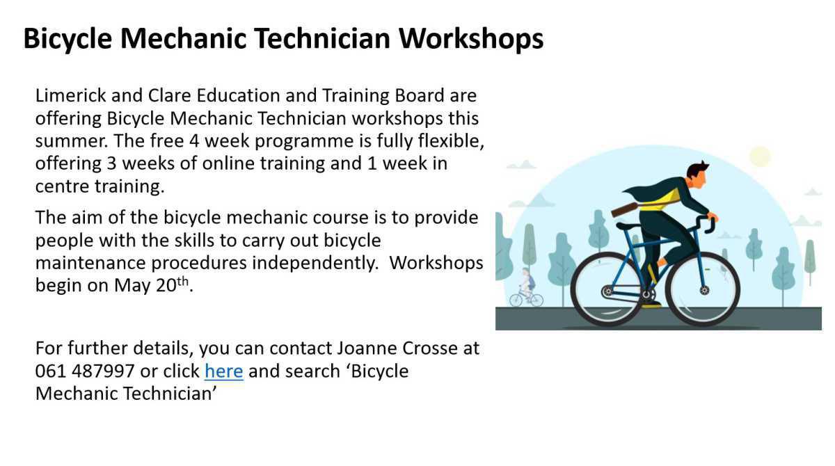 Bicycle Mechanic Technician Workshop