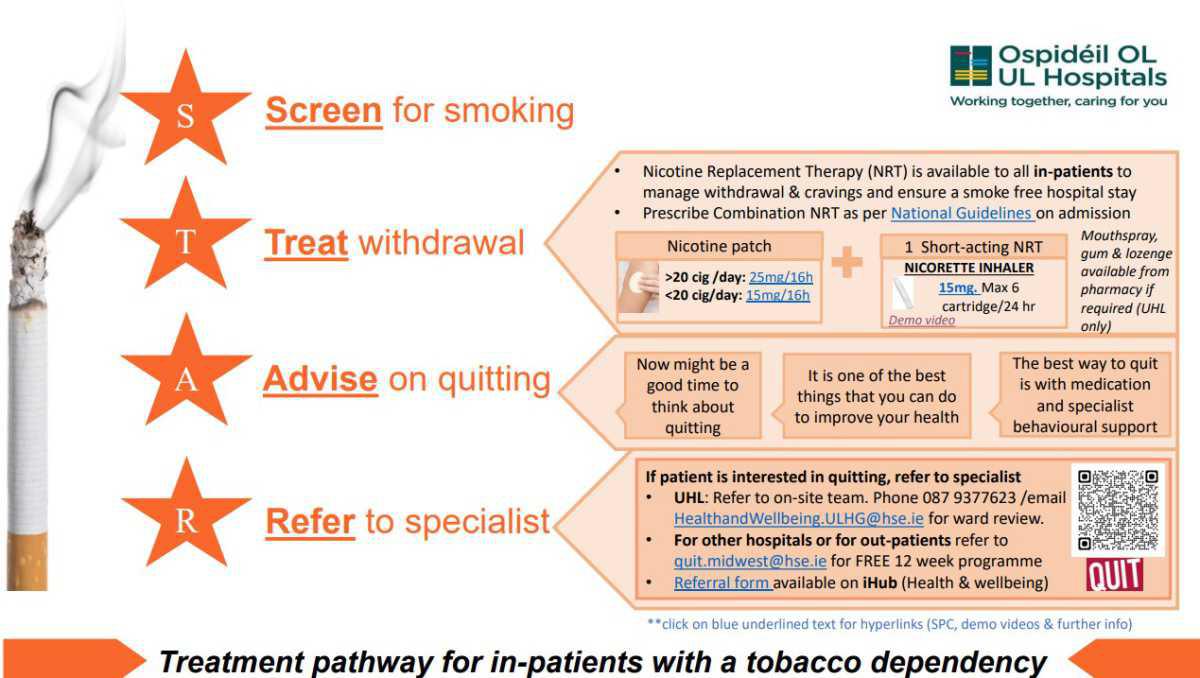 Tobacco Dependency Treatment Pathway 