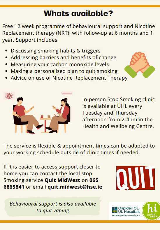 Stop Smoking Support For Staff at UHL Stop Smoking Support For Staff at UHL