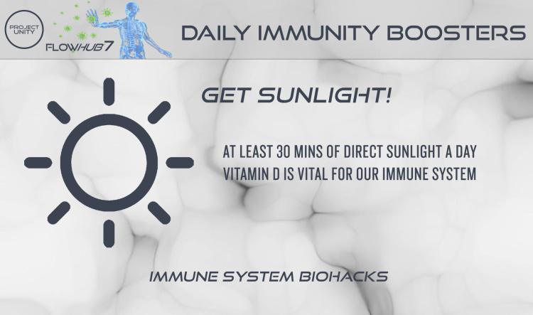 Daily immunity booster - Get sunlight