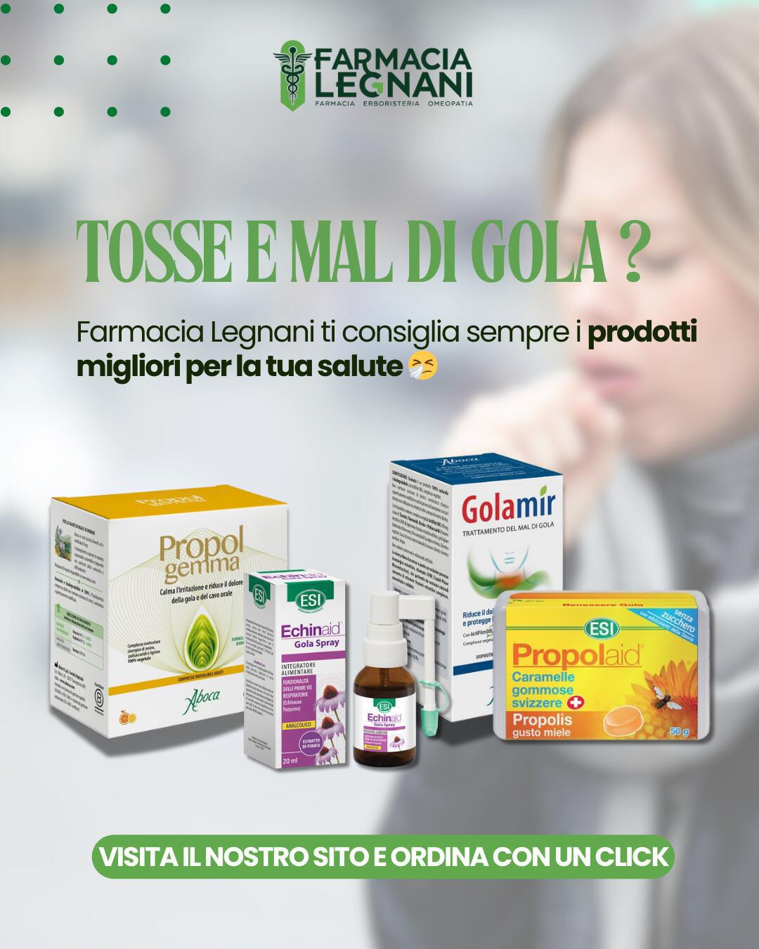 🤧 Tosse e mal di gola? I nostri must-have