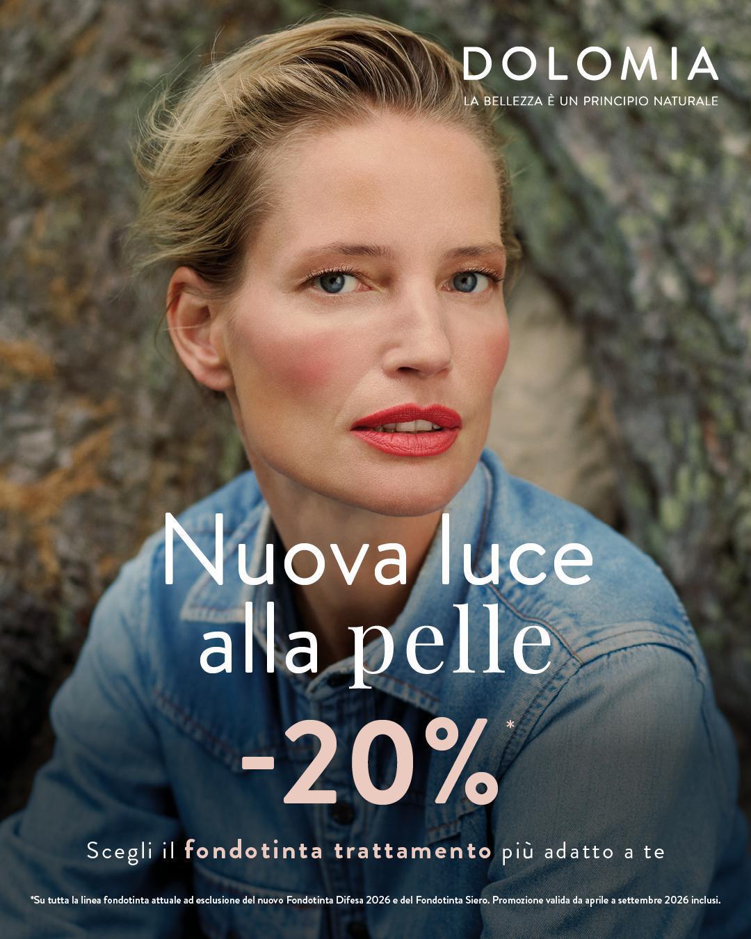 💌Fondotinta Dolomia -20% fino a settembre 