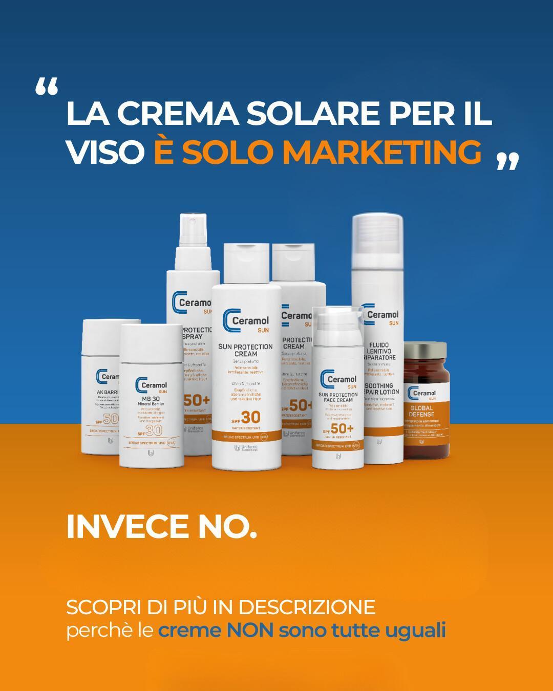 👇Il solare viso è solo marketing ? 
