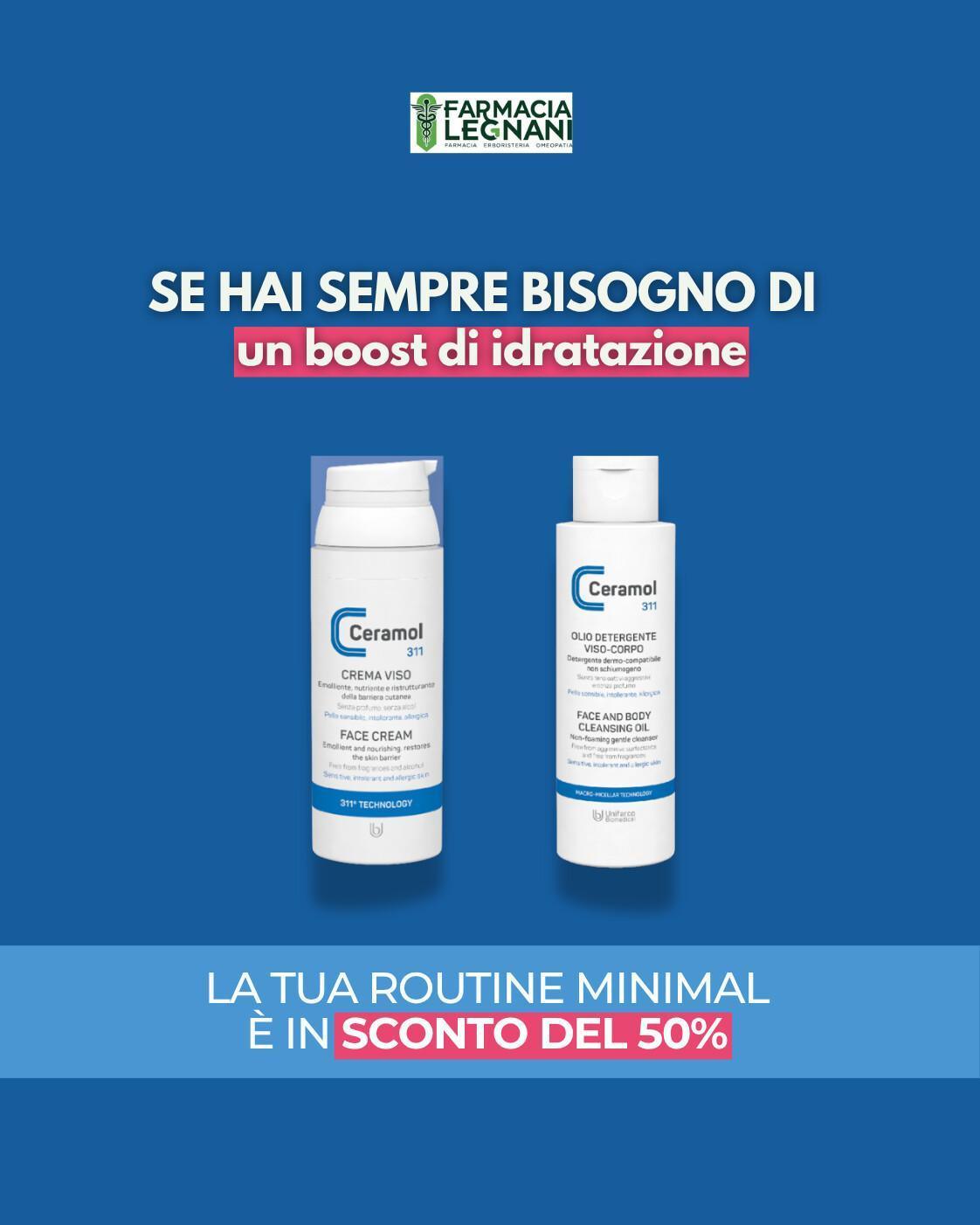  💦Skincare Minimal? Approfitta del 50% sulla linea Ceramol
