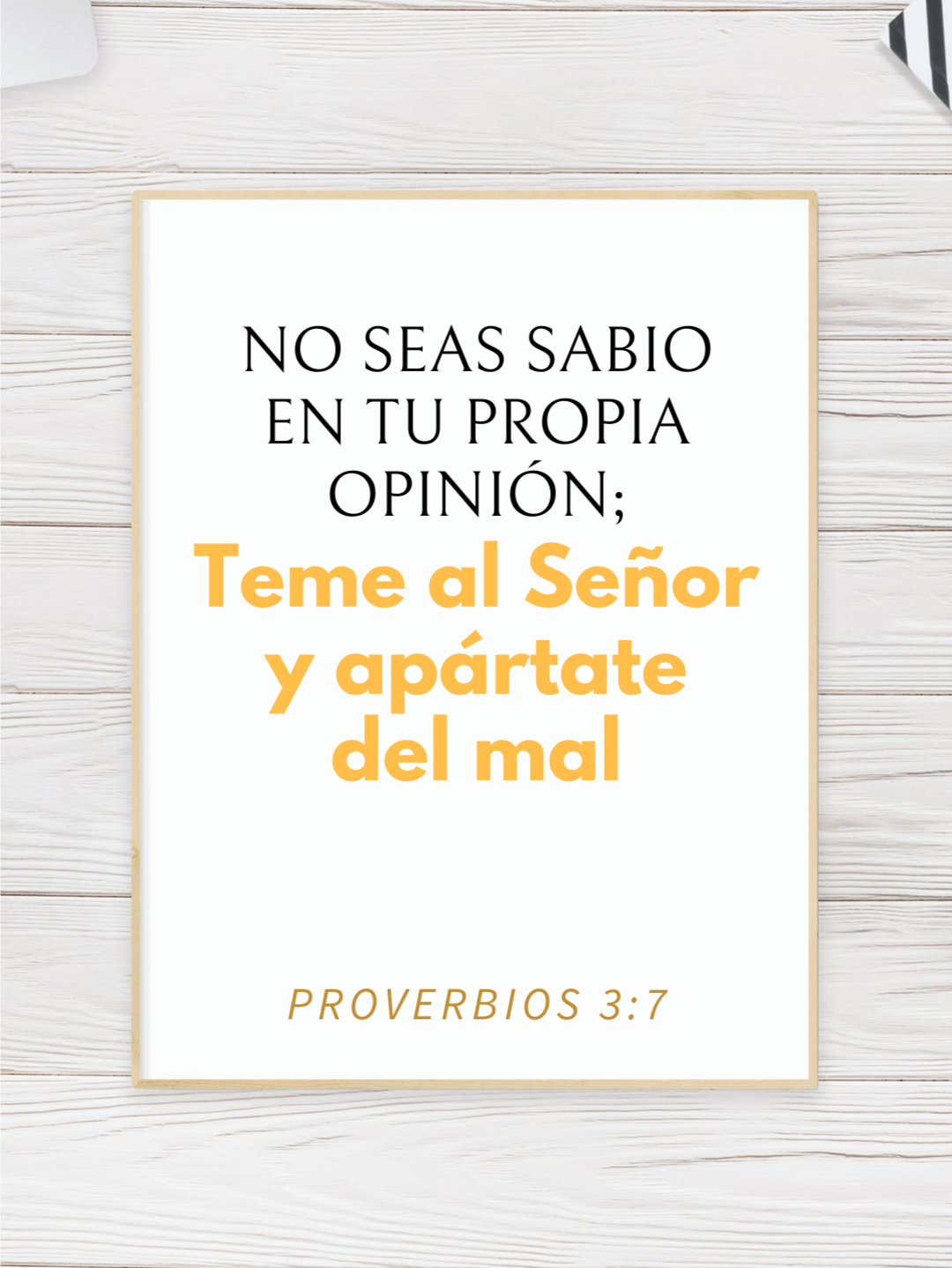Probervios 3:7