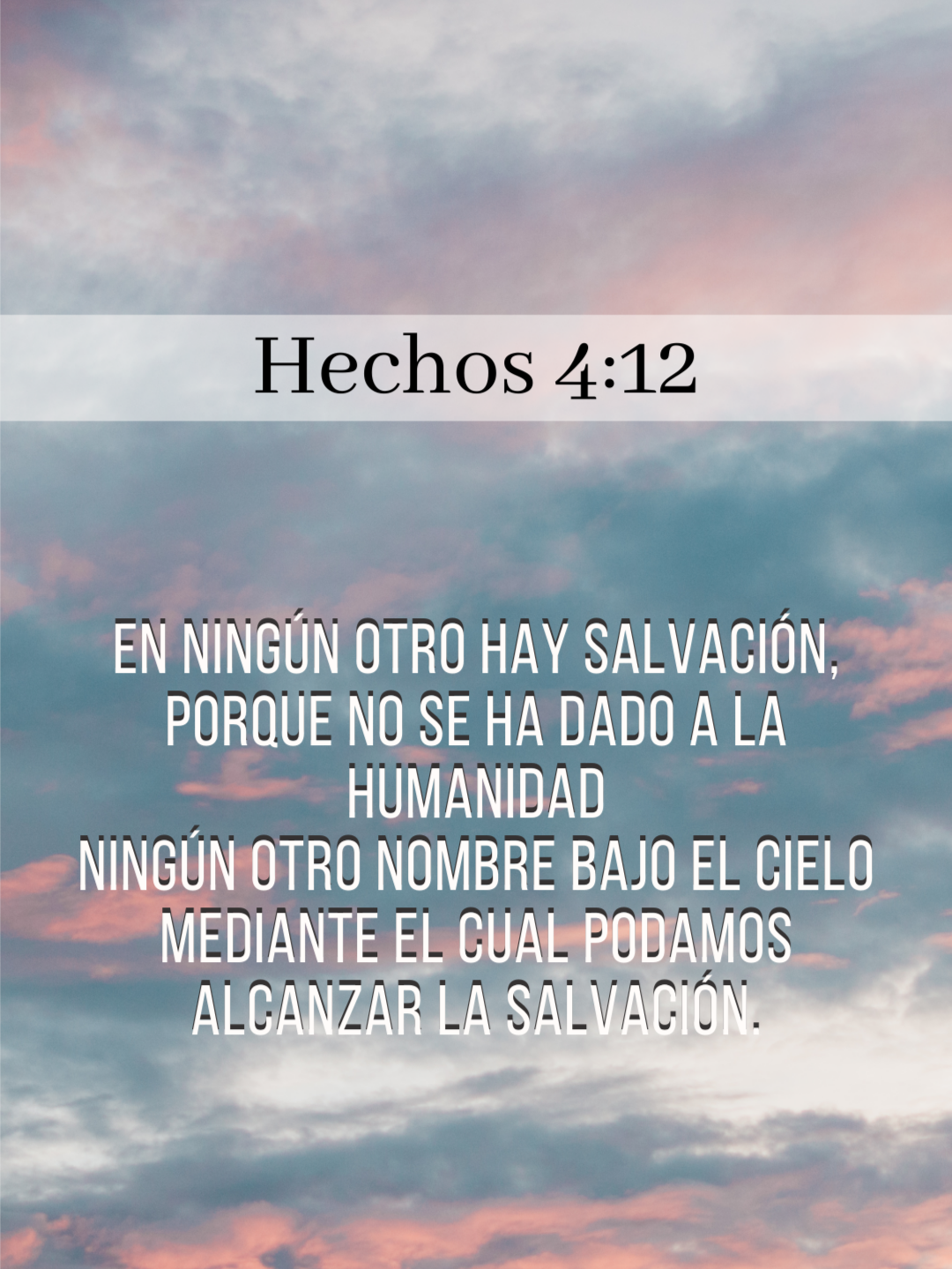 Hechos 4:12