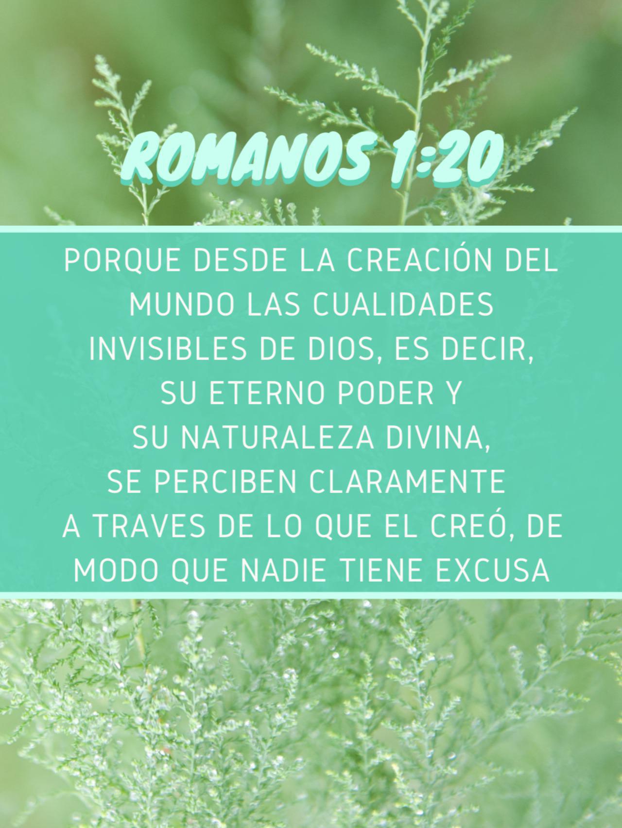 Romanos 1:20