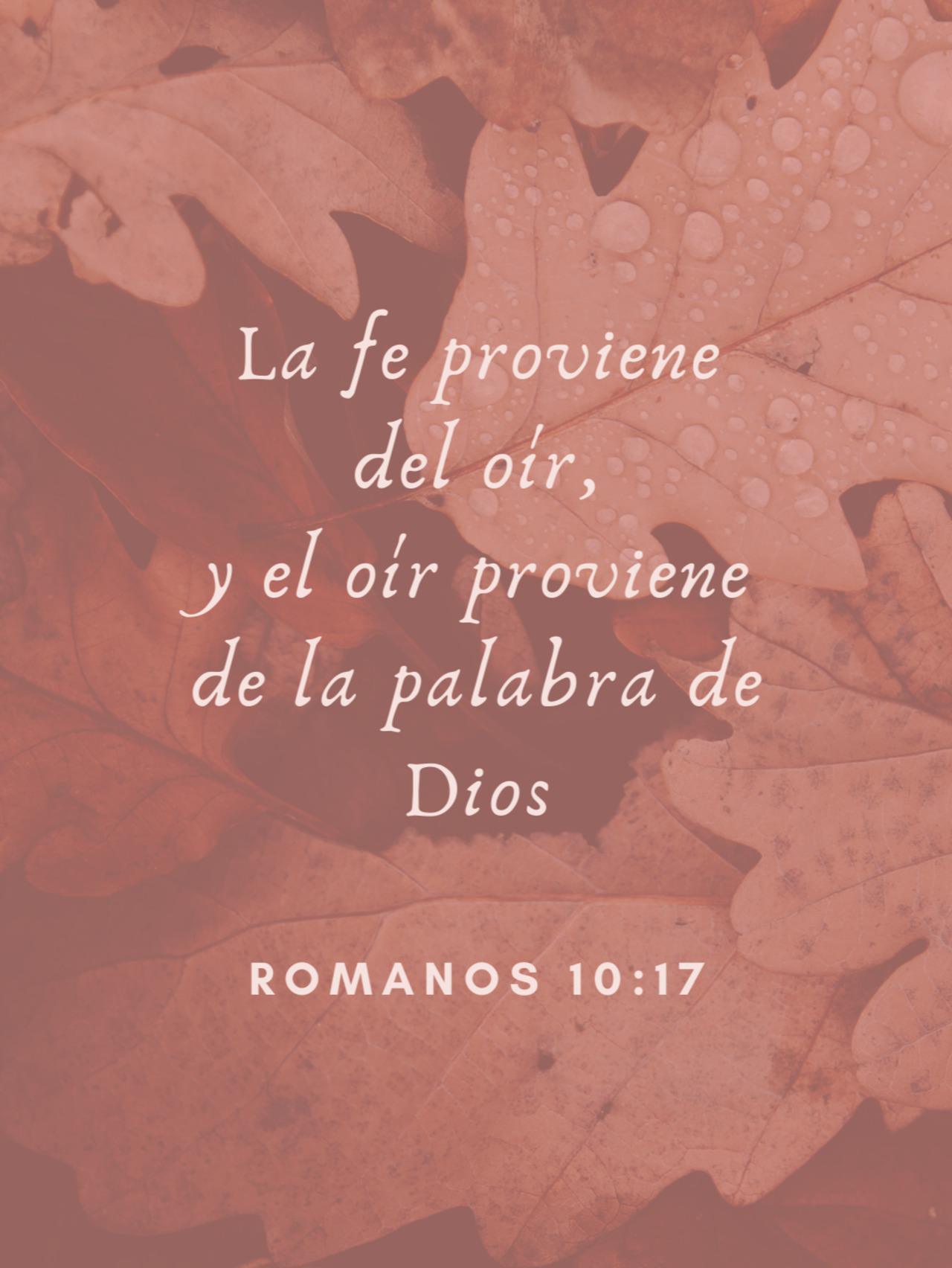 Romanos 10:17