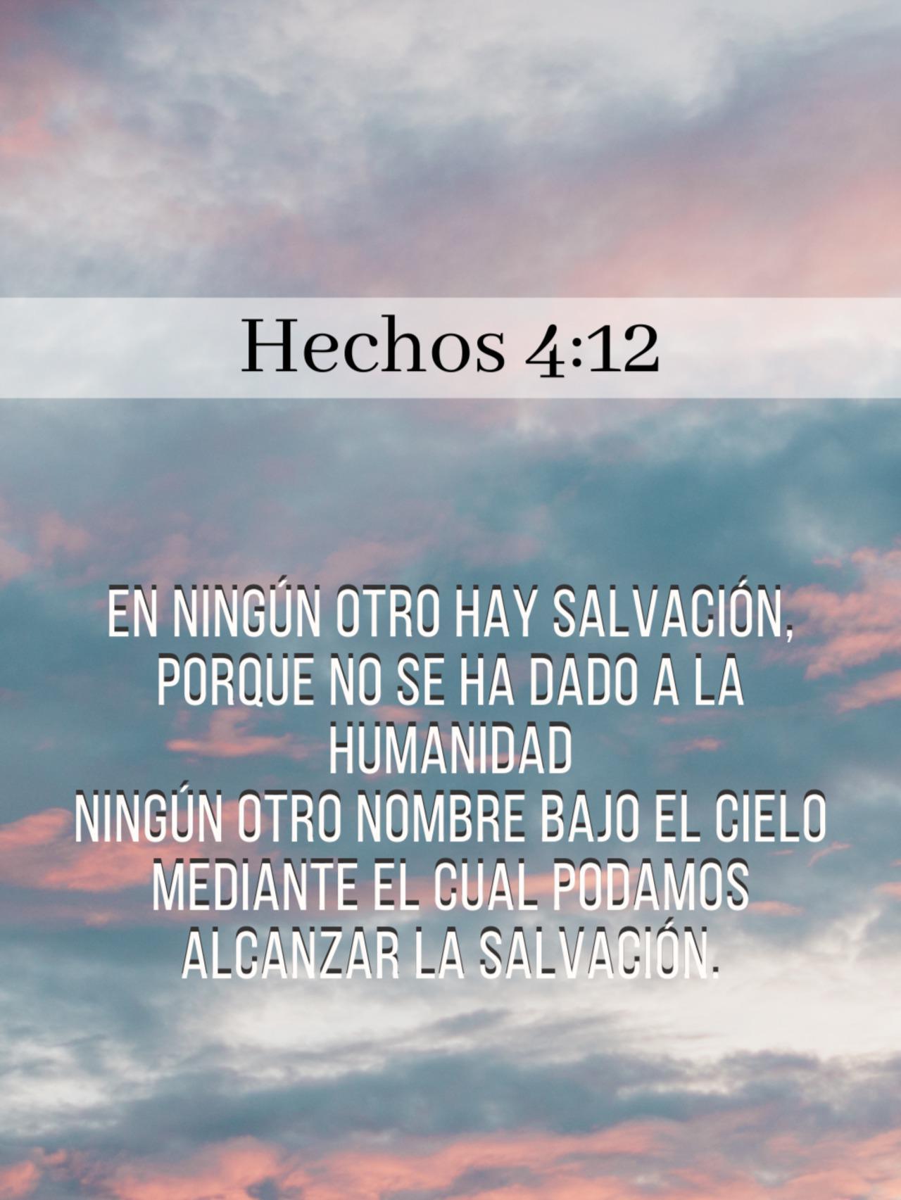 Hechos 4:12