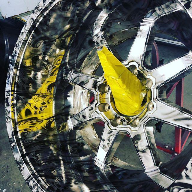 Spray chrome and hydrographics Spray chrome and hydrographics