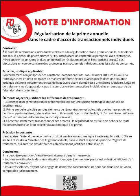 Note d'information