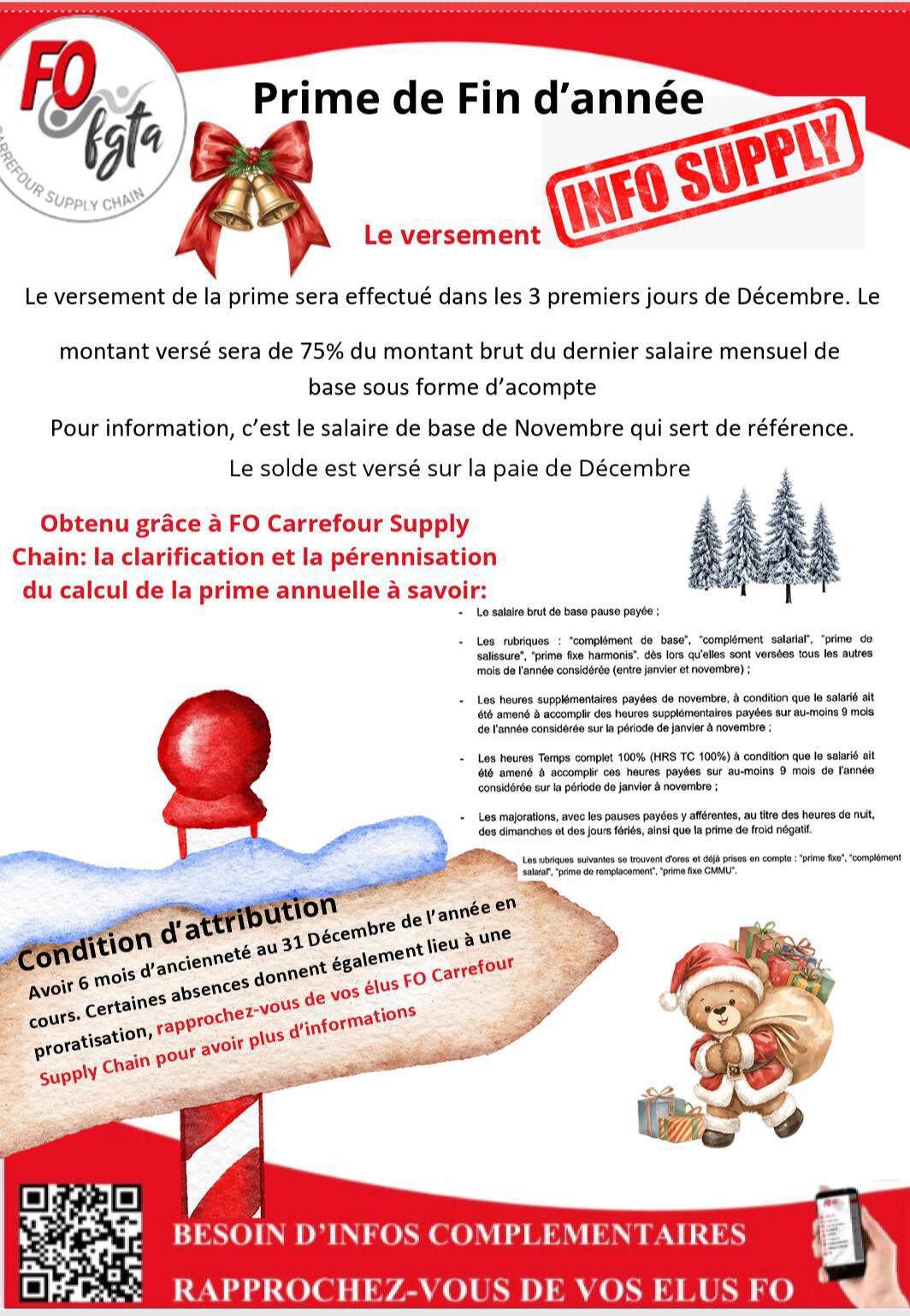 Prime de fin d'année 