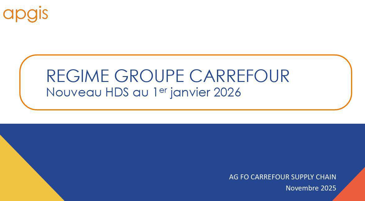 APGIS : Régime Groupe Carrefour, nouveau HDS