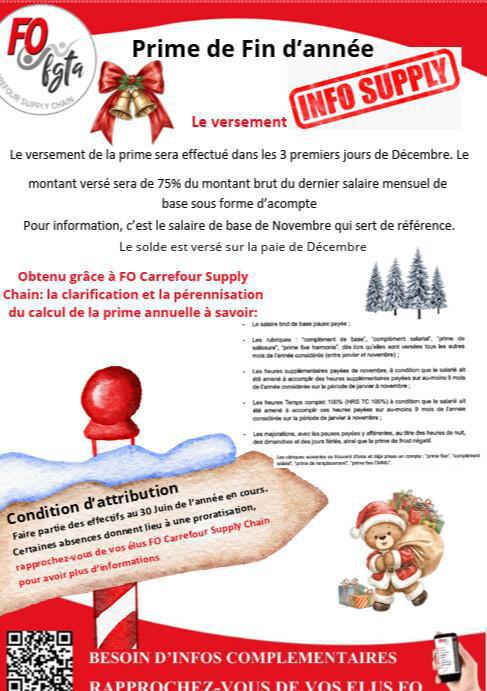 Prime de fin d'année 2025